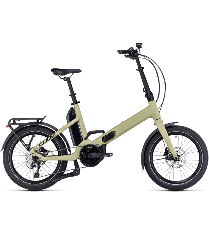 Vélo électrique Cube Fold Sport Hybrid 500 green'n'black 2024