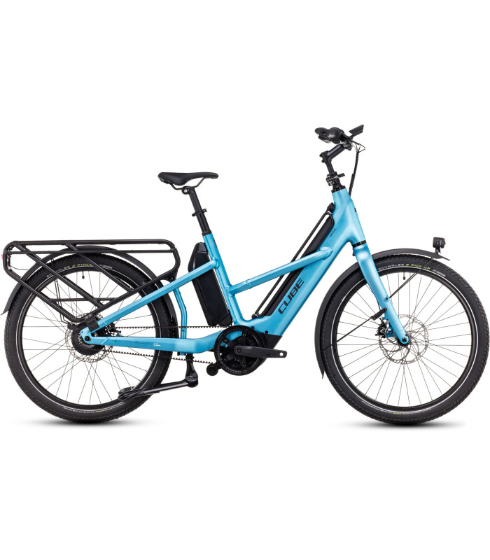 Vélo électrique Cube Longtail Hybrid 725 blue'n'reflex 2025