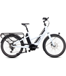 Vélo électrique Cube Longtail Sport Hybrid 725 flashwhite'n'reflex 2025