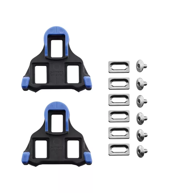 Paire de Cales Shimano  Route SM-SH12 - 2° Bleu