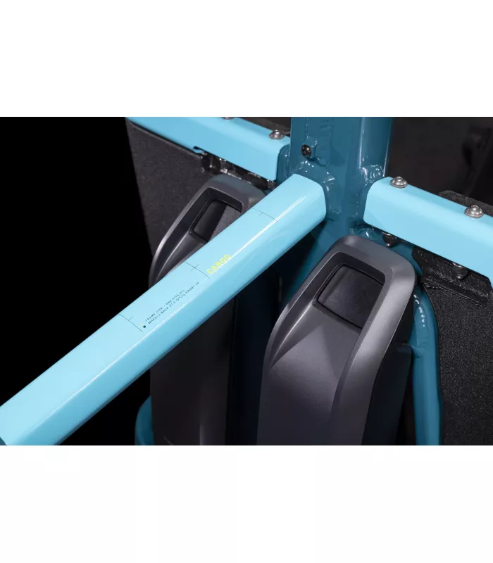 Vélo électrique Cube Cargo Dual Hybrid 1000 blue'n'lime 2025