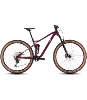 VTT Cube Stereo ONE22 Race wine'n'grey 2026
