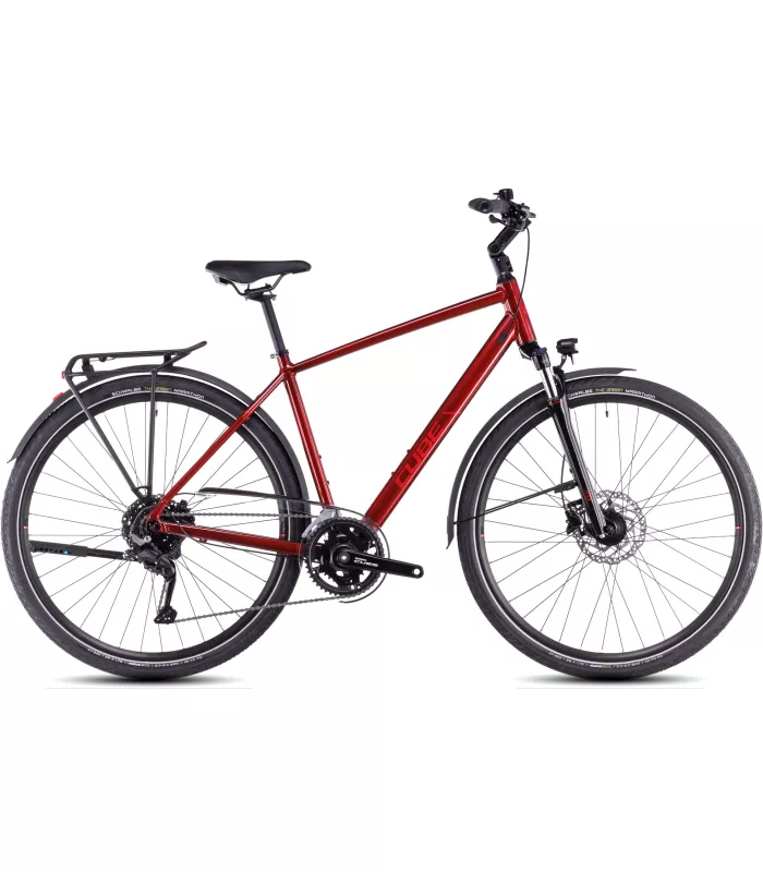 Vélo de ville Cube Touring Pro maroon'n'pearl 2025