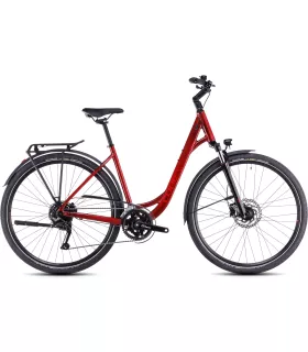 Vélo de ville Cube Touring Pro maroon'n'pearl - Easy Entry 2025