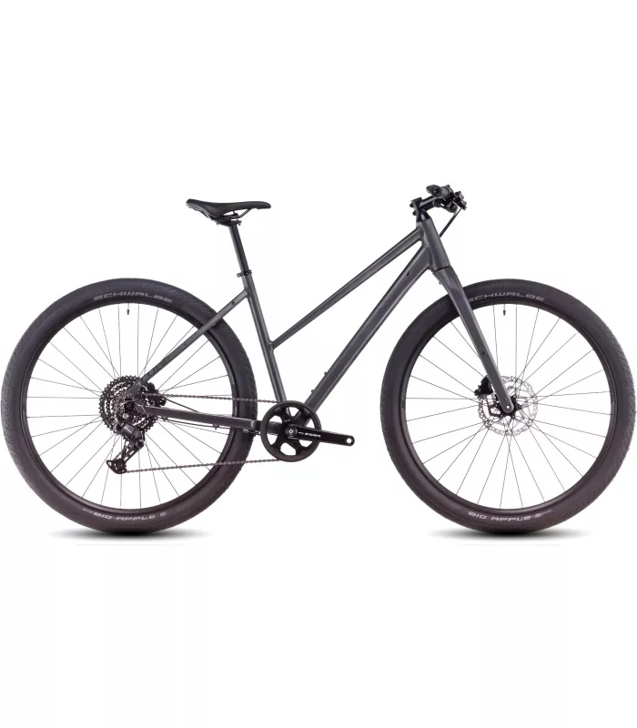 Vélo de ville Cube Hyde ONE graphite'n'black - Trapeze 2025