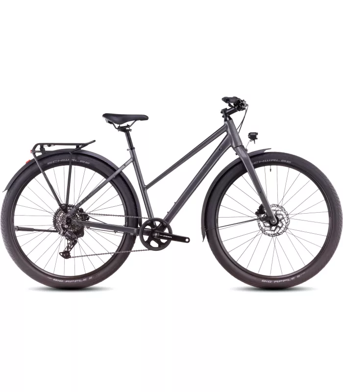 Vélo de ville Cube Hyde ONE FE graphite'n'black - Trapeze 2025