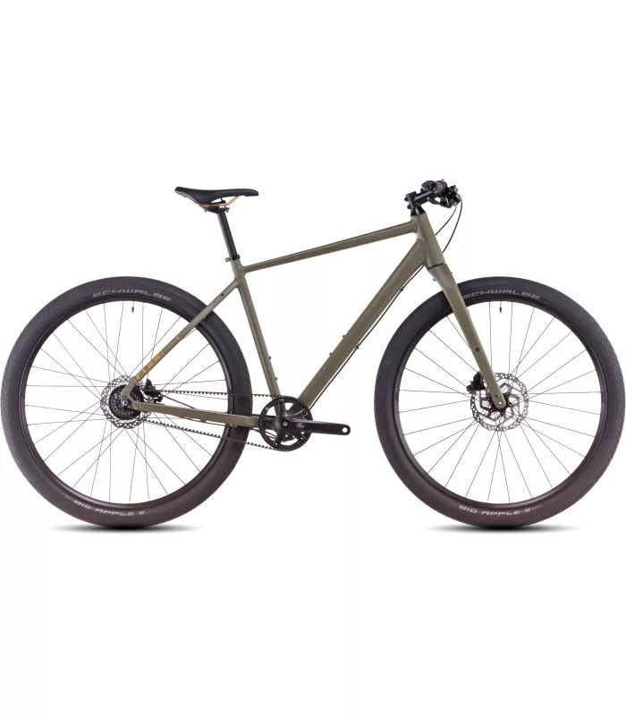 Vélo de ville Cube Hyde Pro dustyolive'n'gold 2025