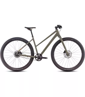 Vélo de ville Cube Hyde Pro dustyolive'n'gold - Trapeze 2025