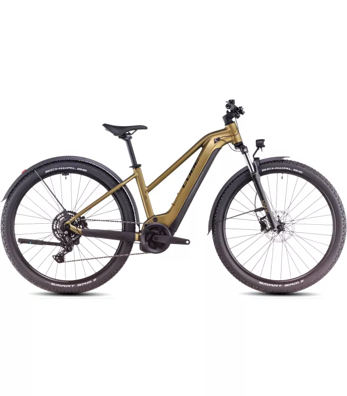 VTT électrique Cube Reaction Hybrid Performance 625 Allroad goldenlime'n'black - Trapeze 2025