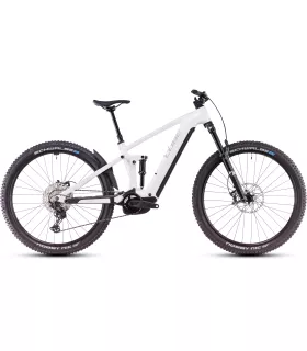 VTT électrique Cube Stereo Hybrid ONE44 EXC metallicwhite'n'black 2025