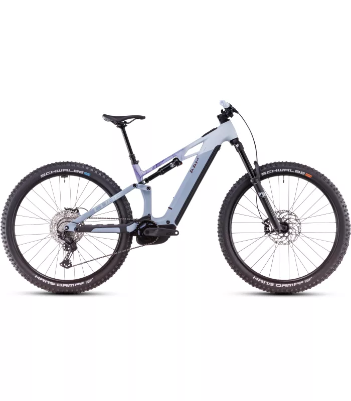 VTT électrique Cube Stereo Hybrid ONE44 HPC Race pigeonblue'n'art 2025