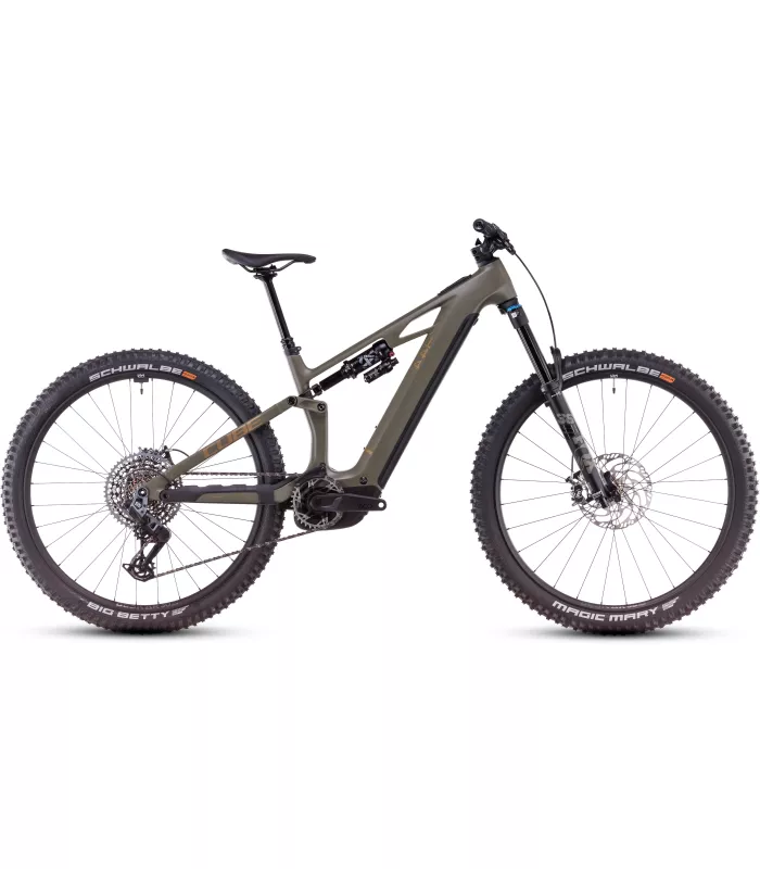 VTT électrique Cube Stereo Hybrid ONE44 HPC TM dustyolive'n'gold 2025