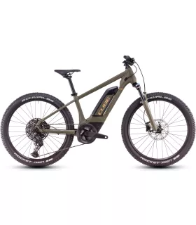 VTT électrique Junior Cube Acid 240 Hybrid Rookie SLX 500 dustyolive'n'gold 2025