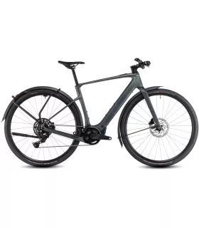 Vélo électrique Cube Nulane Hybrid C:62 Race FE 400X sagebrushgreen'n'prism 2025