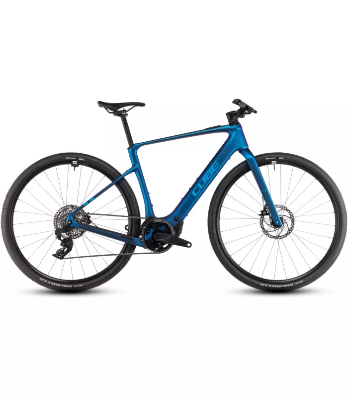 Vélo électrique Cube Nulane Hybrid C:62 SLX 400X nebula'n'blue 2025
