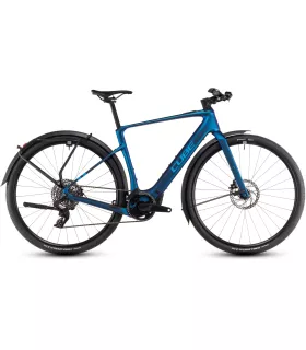 Vélo électrique Cube Nulane Hybrid C:62 SLX FE 400X nebula'n'blue 2025