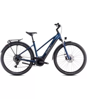 Vélo électrique Cube Touring Hybrid ONE 500 deepsea'n'chrome - Trapeze 2025