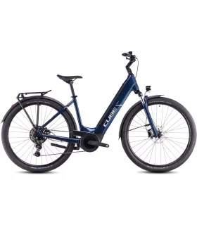 Vélo électrique Cube Touring Hybrid ONE 625 deepsea'n'chrome - Easy Entry 2025