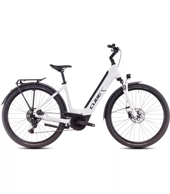 Vélo électrique Cube Touring Hybrid ONE 500 cotton'n'grey - Easy Entry 2025