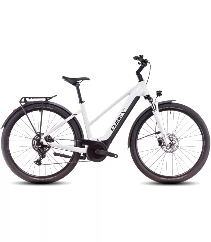 Vélo électrique Cube Touring Hybrid ONE 625 cotton'n'grey - Trapeze 2025