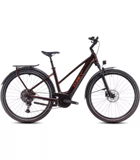 Vélo électrique Cube Touring Hybrid Pro 625 cinnamon'n'orange - Trapeze 2025