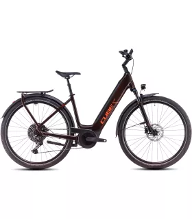 Vélo électrique Cube Touring Hybrid Pro 625 cinnamon'n'orange - Easy Entry 2025
