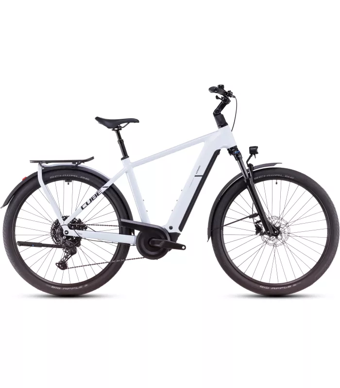 Vélo Tout Chemin électrique Cube Kathmandu Hybrid ONE polarwhite'n'black 2025