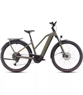 Vélo Tout Chemin électrique Cube Kathmandu Hybrid Pro dustyolive'n'gold - Trapeze 2025