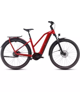 Vélo Tout Chemin électrique Cube Kathmandu Hybrid Comfort Pro electricred'n'red - Trapeze 2025