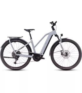 Vélo Tout Chemin électrique Cube Kathmandu Hybrid EX haze'n'black - Trapeze 2025