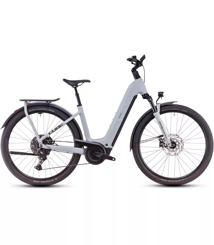 Vélo Tout Chemin électrique Cube Kathmandu Hybrid EX haze'n'black - Easy Entry 2025