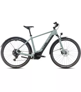 Vélo Tout Chemin électrique Cube Nuride Hybrid Performance 625 Allroad swampgrey'n'black 2025