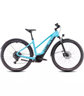 Vélo Tout Chemin électrique Cube Nuride Hybrid Performance 500 Allroad swimmingpool'n'black - Trapeze 2025