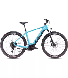 Vélo Tout Chemin électrique Cube Nuride Hybrid Performance 625 Allroad swimmingpool'n'black 2025