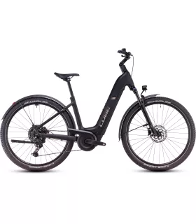 Vélo Tout Chemin électrique Cube Nuride Hybrid Pro Allroad black'n'bronze - Easy Entry 2025