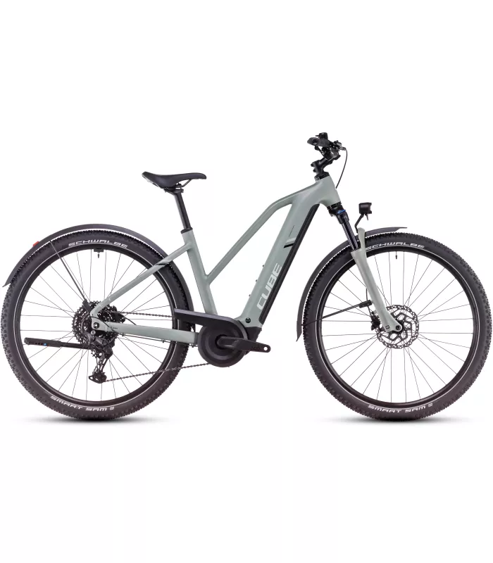 Vélo Tout Chemin électrique Cube Nuride Hybrid Pro Allroad pistachio'n'stonegrey - Trapeze 2025