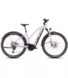 Vélo Tout Chemin électrique Cube Nuride Hybrid EXC Allroad cotton'n'silver - Trapeze 2025