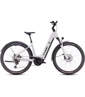Vélo Tout Chemin électrique Cube Nuride Hybrid EXC Allroad cotton'n'silver - Easy Entry 2025