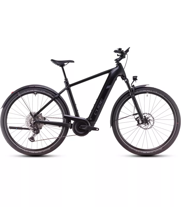 Vélo Tout Chemin électrique Cube Nuride Hybrid SLX Allroad black'n'reflect 2025