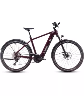 Vélo Tout Chemin électrique Cube Nuride Hybrid SLX Allroad amarone'n'lunar 2025