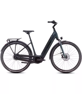 Vélo électrique Cube Supreme RT Hybrid Comfort EX 500 viridian'n'black - Easy Entry 2025