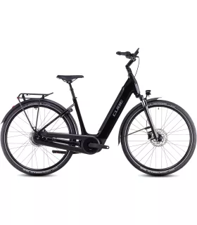 Vélo électrique Cube Supreme Hybrid Comfort Pro 500 grey'n'lunar - Easy Entry 2025