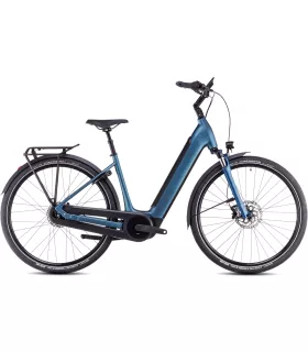 Vélo électrique Cube Supreme RT Hybrid Comfort EXC 625 blue'n'black - Easy Entry 2025