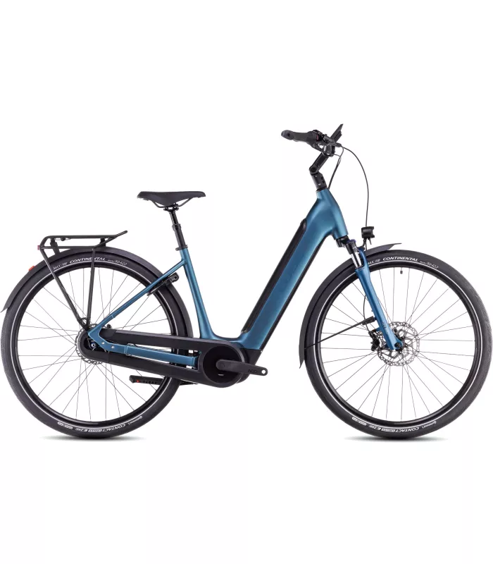 Vélo électrique Cube Supreme RT Hybrid Comfort EXC 625 blue'n'black - Easy Entry 2025