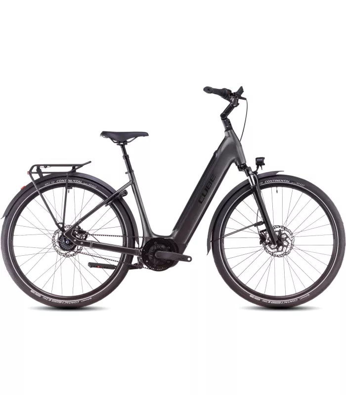 Vélo électrique Cube Supreme Hybrid Deluxe ONE 625 slateblack'n'black - Easy Entry 2025