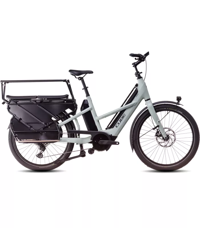 Vélo électrique Cube Longtail Sport Hybrid Family 725 swampgrey'n'reflex 2025