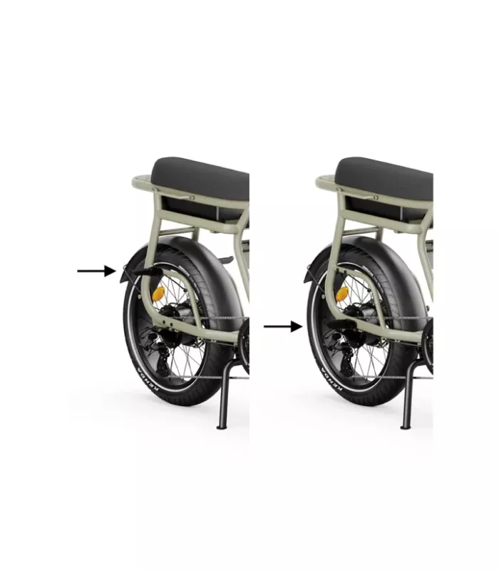 Repose-pieds passager pour vélo électrique Yuvy 2 et 3