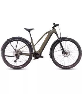 VTT électrique Cube Reaction Hybrid Pro Allroad dustyolive'n'gold - Trapeze 2025