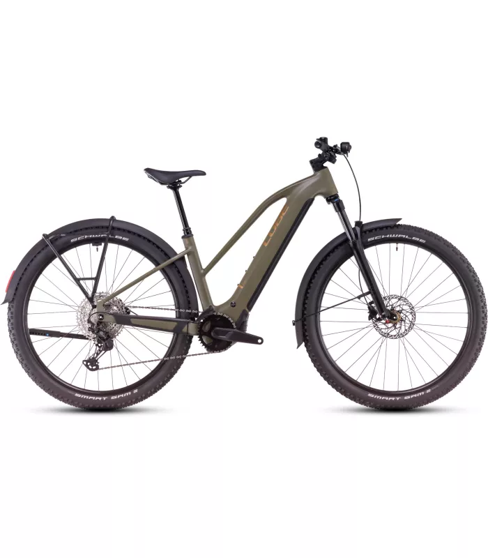 VTT électrique Cube Reaction Hybrid Pro Allroad dustyolive'n'gold - Trapeze 2025