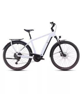 Vélo Tout Chemin électrique Cube Kathmandu Hybrid ONE polarwhite'n'black 2025